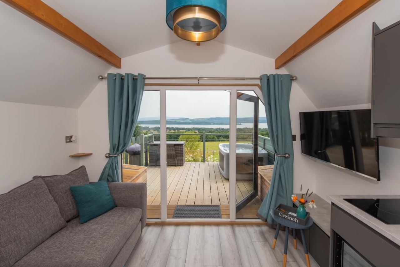 Bonnie Barns - Adults Only Luxury Lodges With Hot Tubs Luss Bagian luar foto